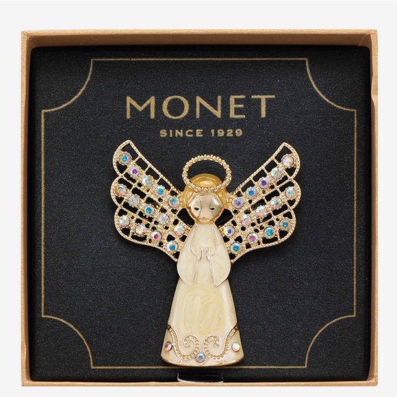 Monet | Jewelry | 1 Monet Angel Pin | Poshmark